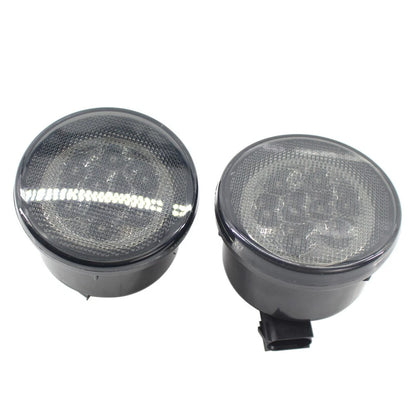 Front Grill Indicator Parking Lights Signal Lights For Jeep Wrangler JK 2007-17