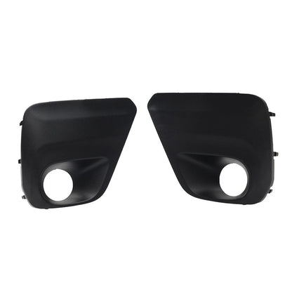 1 Pair Front Bumper Fog Light Bezel Cover Black For Subaru Forester 2019-2021