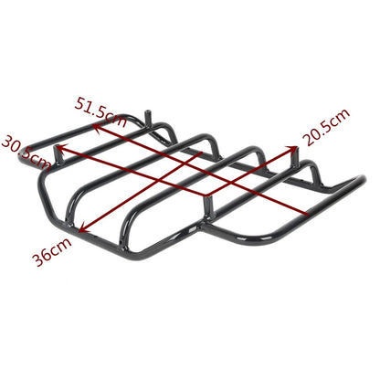 King Trunk Backrest Solo Mount Rack Fit For Harley Electra Road Glide 2014-26 US