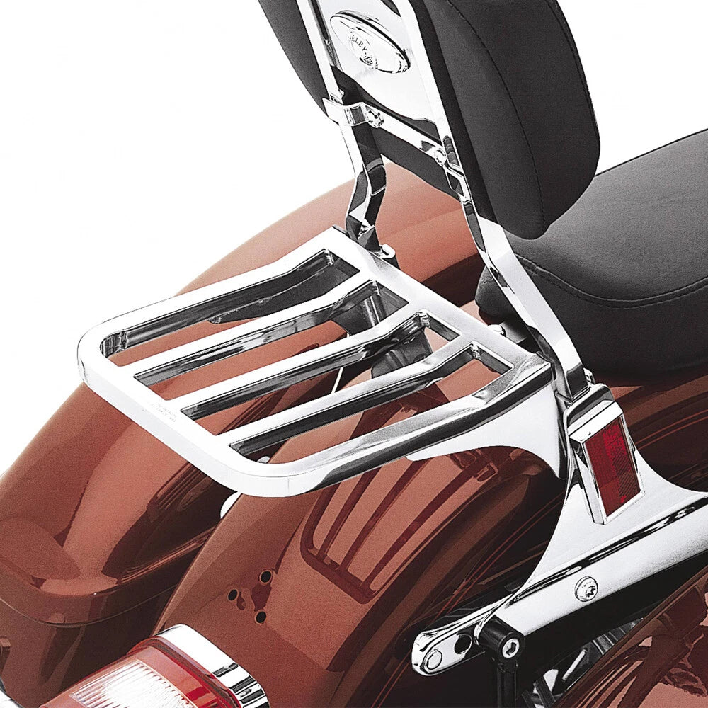 Rear Backrest Luggage Rack For Harley Sportster XL 883 2004-UP Softail 1984-2005