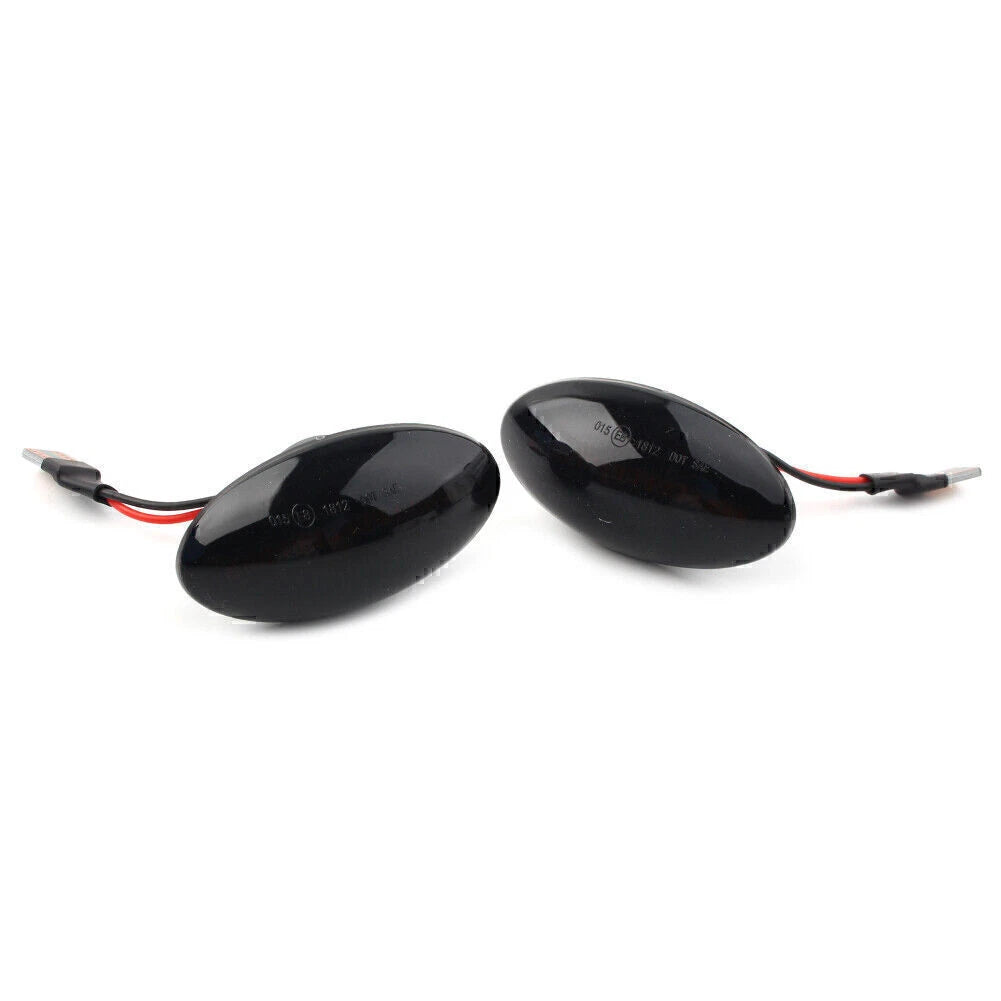 LED Sequential Dynamic Side Marker Turn Signal Light Fit Mini Cooper R50 R52 R53