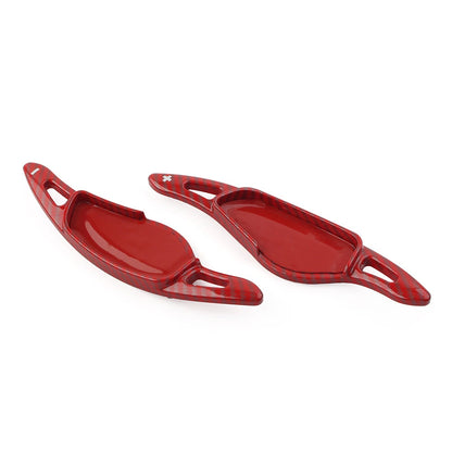 Steering Wheel Paddle Shifter Extension Red For BMW 3/5/6/7/8 Series X3 X4 X5