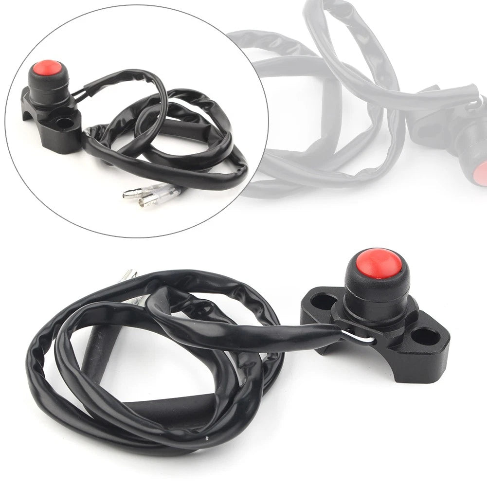Universal CNC Engine Stop Start Kill Switch Button for Most Dirt Bike Quad ATV