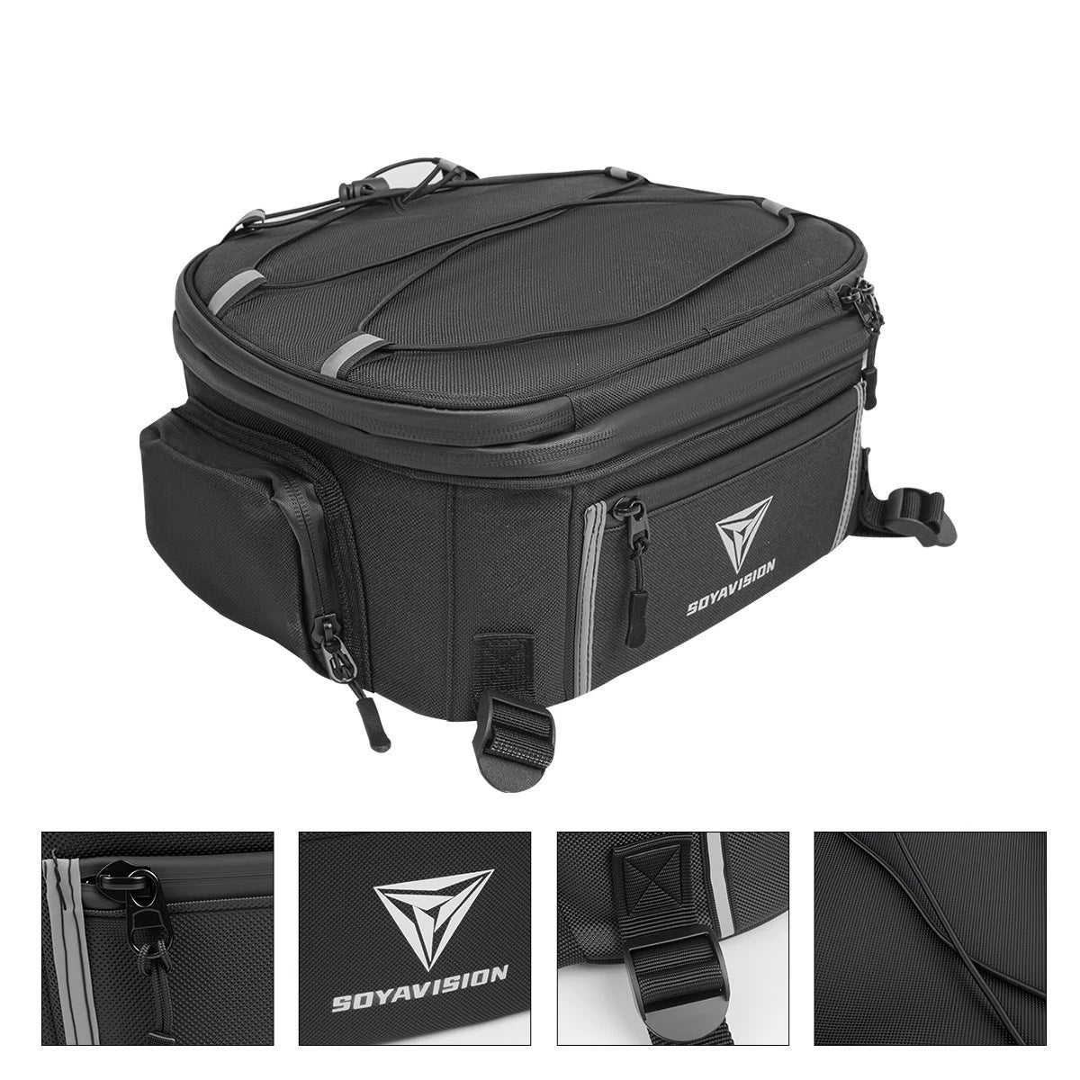 Waterproof Motorcycle Tail Bag For BMW R1250GS R1200GS LC Rear Seat Bag Luggage