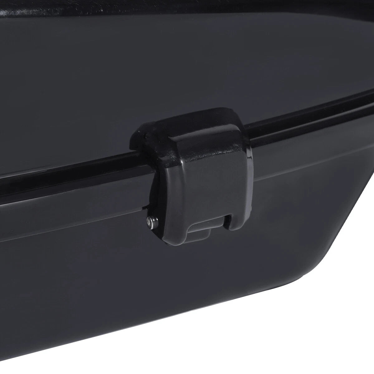 Black Chopped Trunk Mount Rack Fit For Harley Touring Road Glide King 2014-Up 15