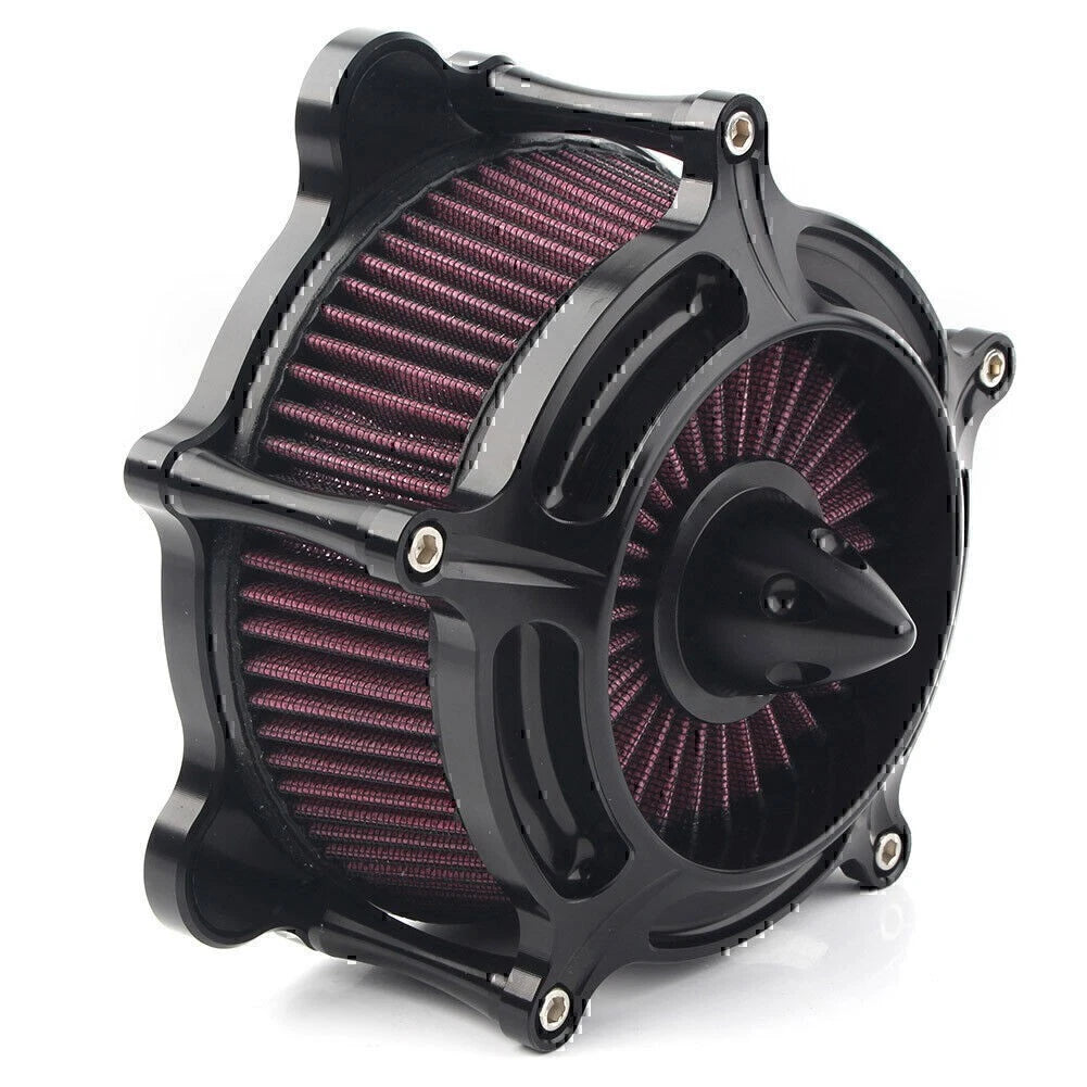 Turbine Air Cleaner Spike Intake Filter For Harley Softail 1993-15 Touring Dyna