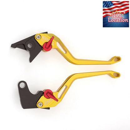 For Kawasaki ninja 500 Z500 2024-2025 CNC Brake Clutch Levers 3D Handle Gold USA