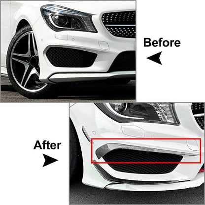 Front Air Vent Spoiler For Mercedes Benz CLA Class C117 Prefacelift 2013-2016