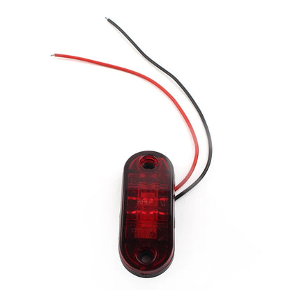 2 SMD LED Side Marker Light Identification Light For Truck Trailer RV SUV Red