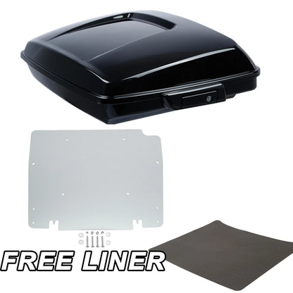 Black Razor Trunk Base Plate Fit For Harley Touring Electra Glide 2014-2026 2025