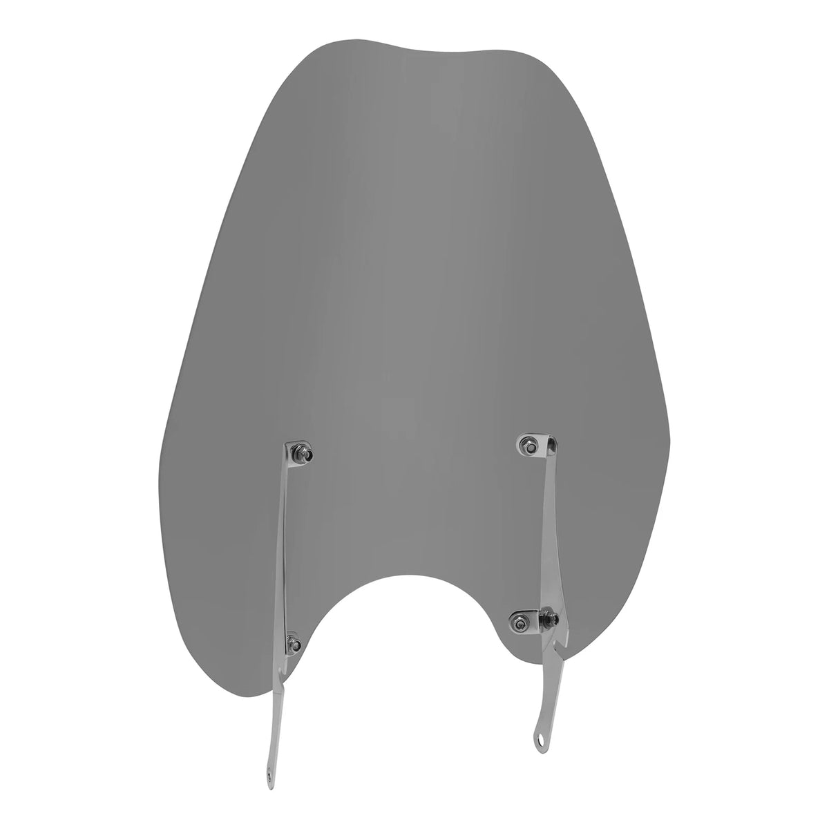 Smoke Windshield Windscreen & 49MM Quick Clamps For Harley FXBB FXBR FXBRS 18-Up