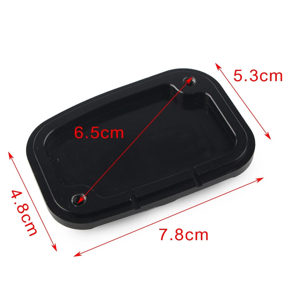 Shallow Cut Brake Master Cylinder Cover For Harley Touring Street Glide 14-16