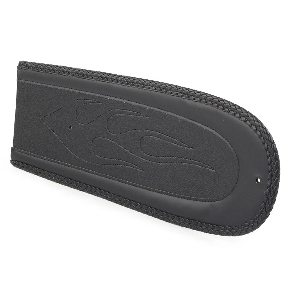 Rear Flame Fender Bib Skin Solo Seat For Harley Dyna Street Bob 2006-2017 Black