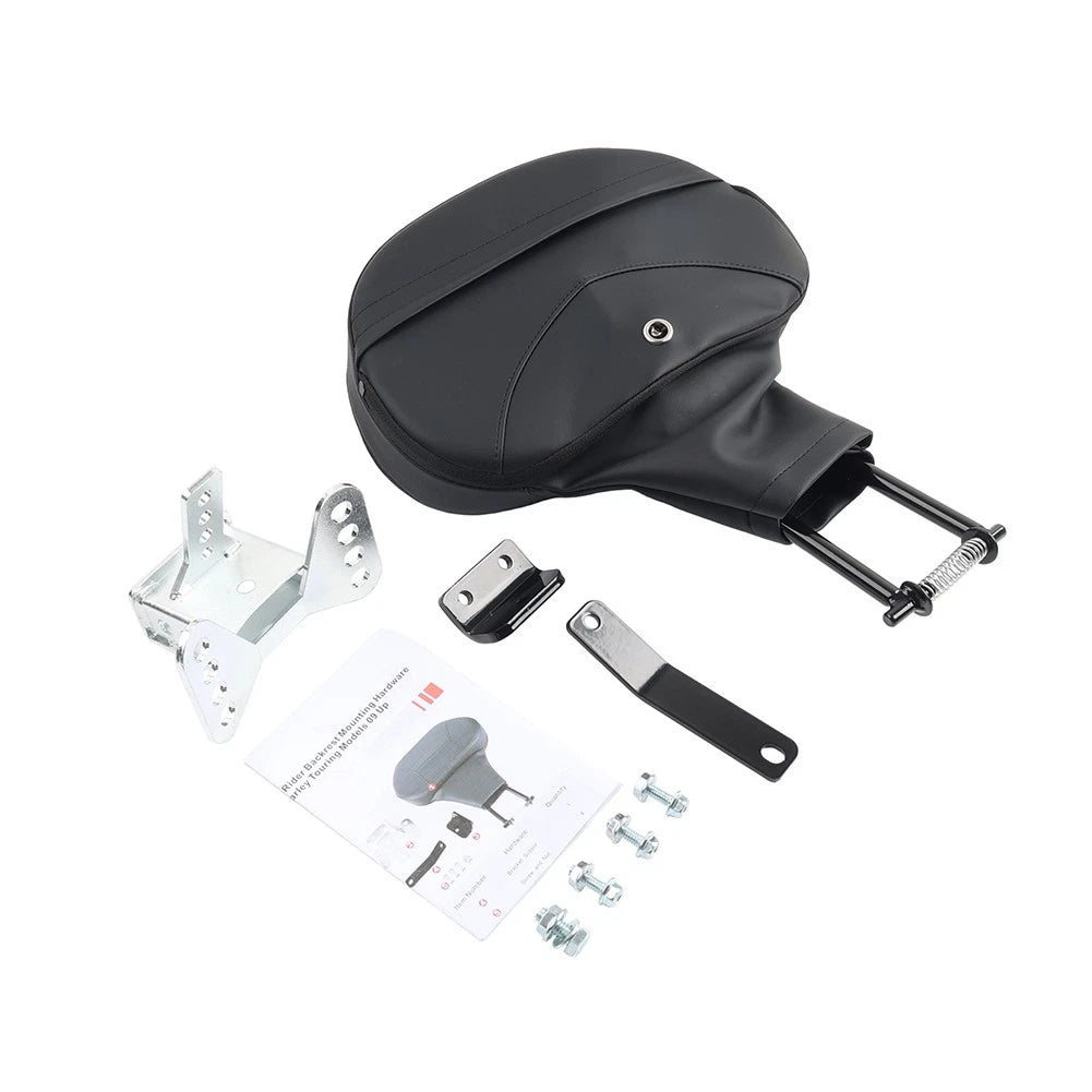 Rider Driver Backrest For Harley Street Road Glide Electra Ultra Limited 2009-25