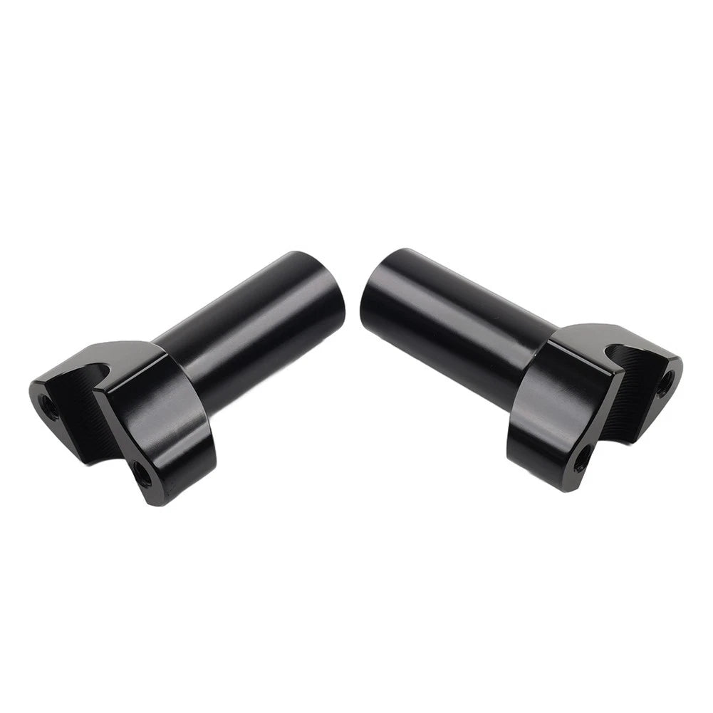 3.5" Straight Handlebar Risers Black For Harley 1" Bar Dyna Sportster Softail