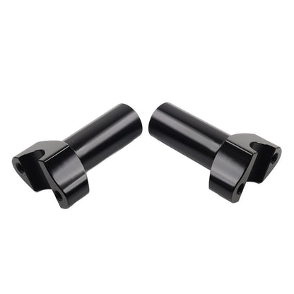 3.5" Straight Handlebar Risers Black For Harley 1" Bar Dyna Sportster Softail