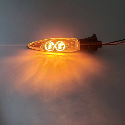 Front LED Turn Signal Indicator Light Clear Lens Fit BMW HP4 S1000R S1000RR ab