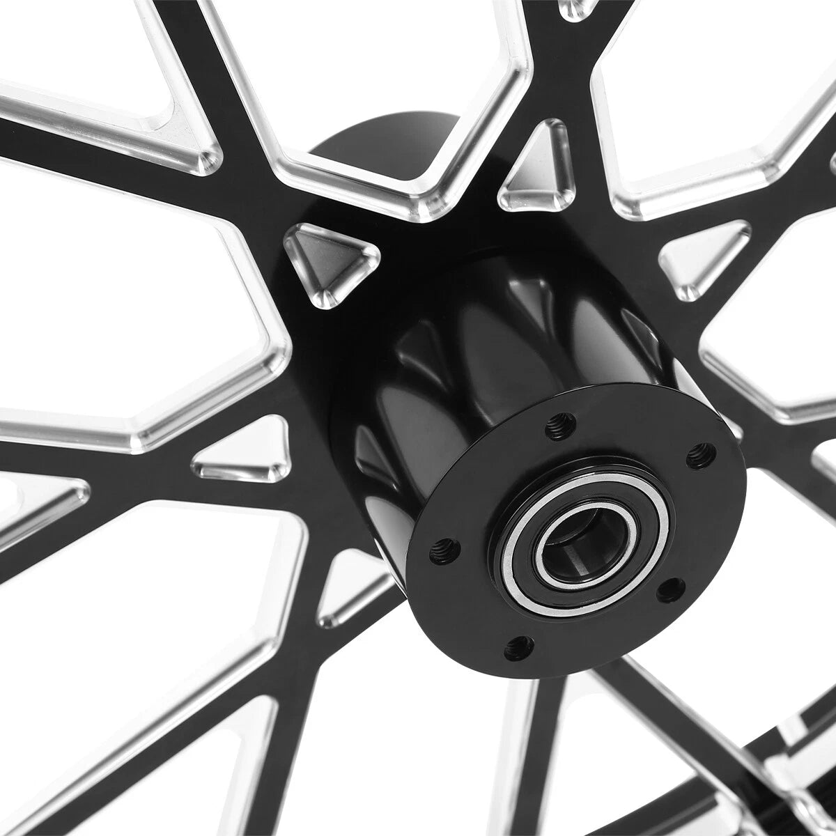 21" Front Wheel Rim Dual Hub & Fender Fit For Harley Electra Road Glide 2008-13