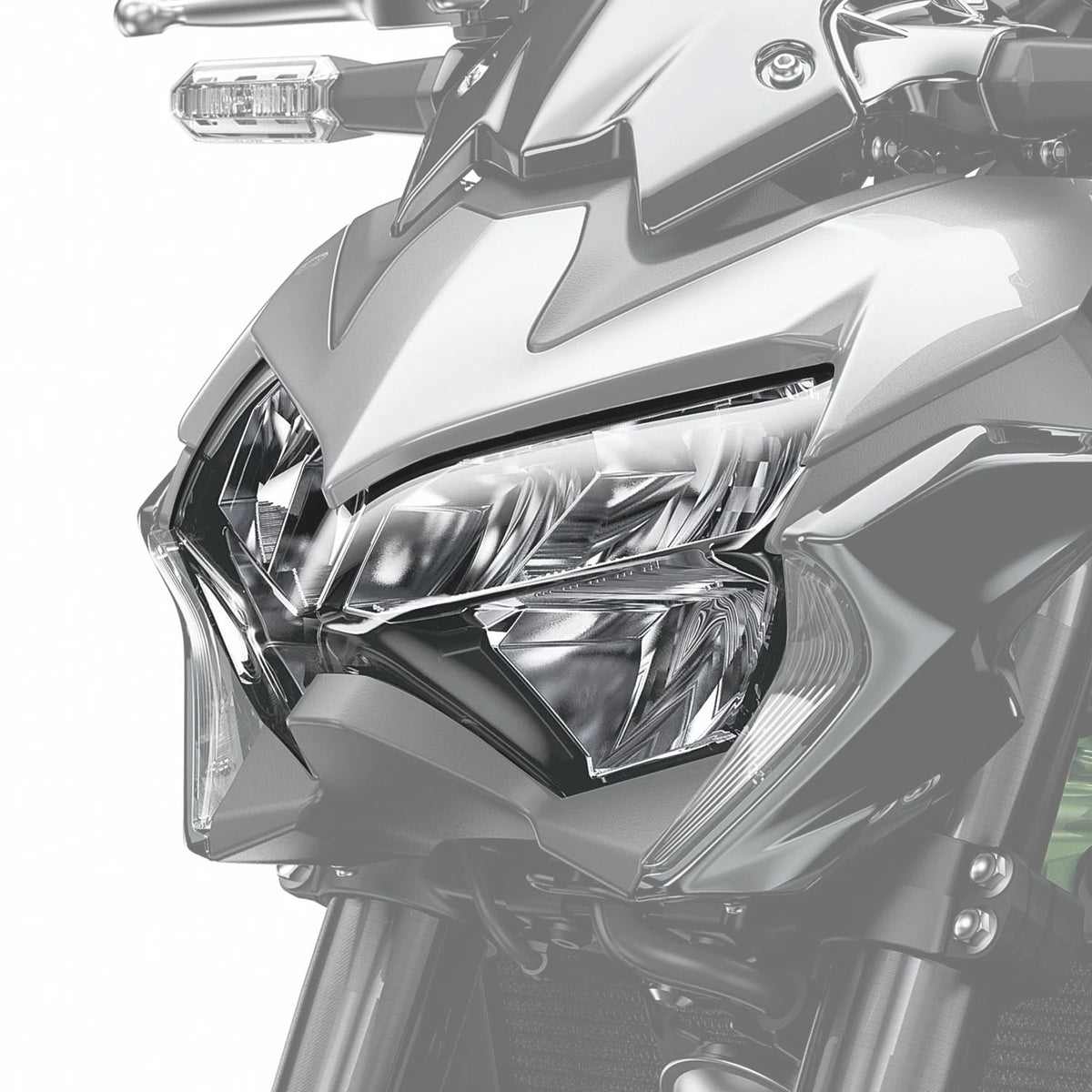LED Headlight Head Lamp Assembly For Kawasaki Z650 20-25 Z400 18-20 Z900 20-24