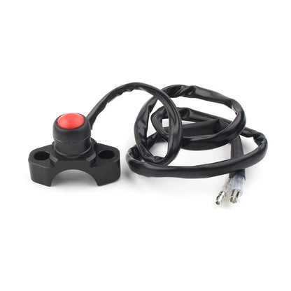 Universal CNC Engine Stop Start Kill Switch Button for Most Dirt Bike Quad ATV