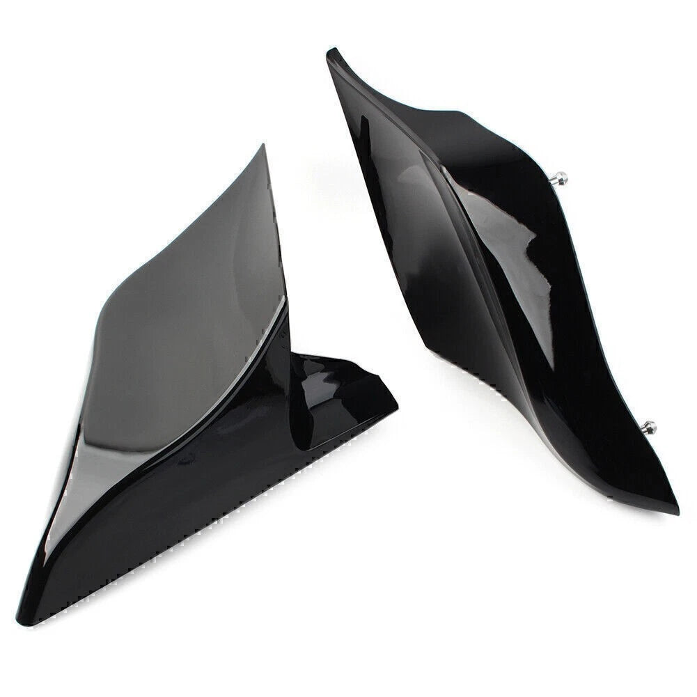 Stretched Side Cover Extended Cap For Harley Touring Baggers 2009-2013 2012 2011