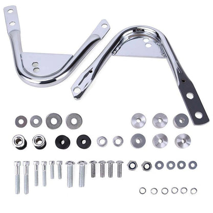 For 97-08 Harley Touring Two-Up Tour Pack Mount Luggage Rack + Docking Hardware