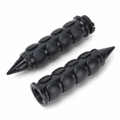 1" Black Handlebar Hand Grips Fit for Harley Dyna Sportster XL 883 1200 Softail