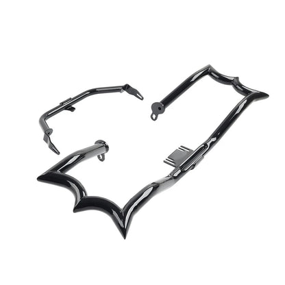 Gloss Highway Engine Guard Crash Bar Fairing Support For Harley Road Glide 15-23
