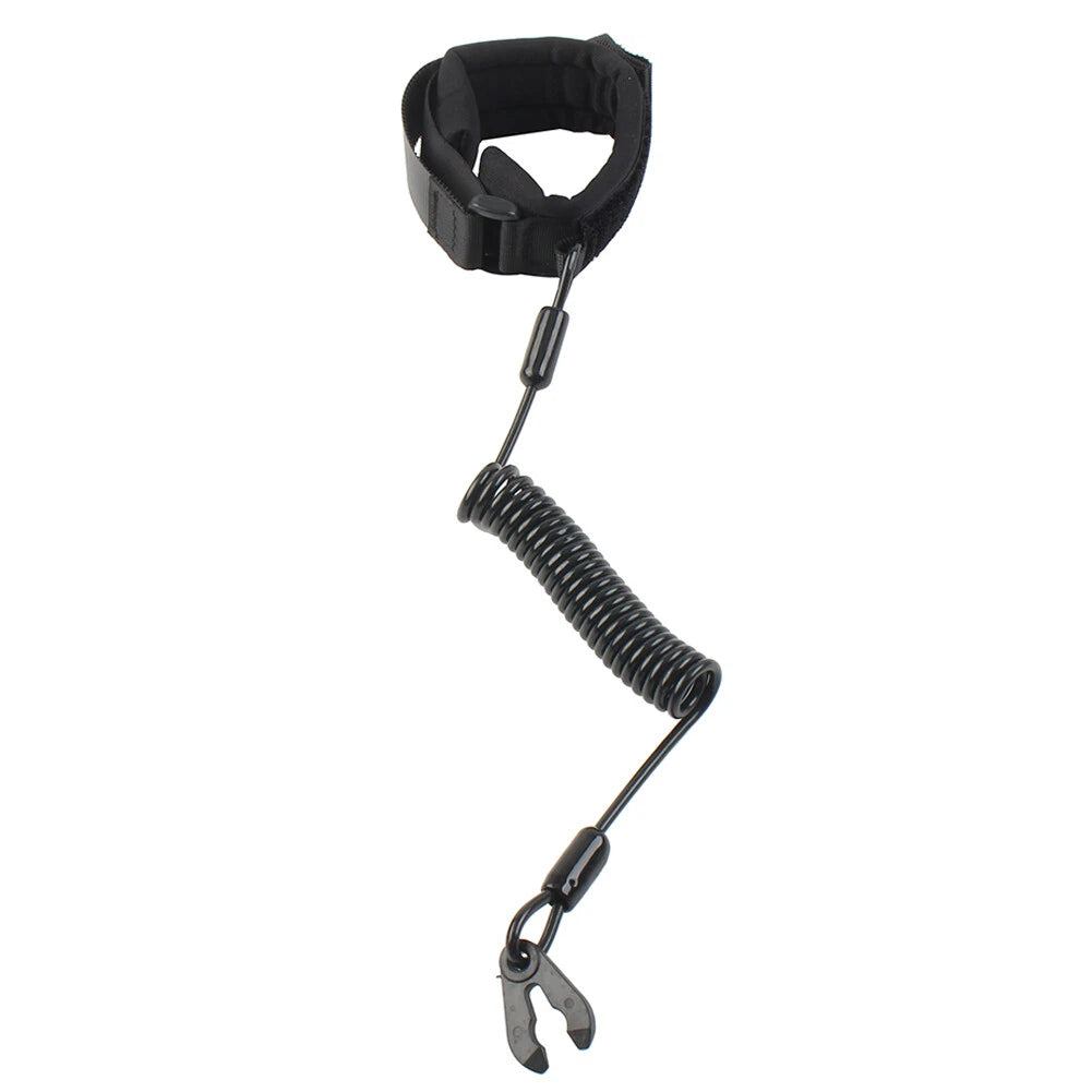 Boat Engine Emergency Stop Switch Safety Lanyard Cord For Yamaha Jet Ski Black