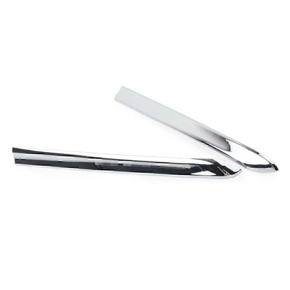 2x Chrome Left & Right Saddlebag Moulding For Honda Goldwing GL1800 2001-2011 02