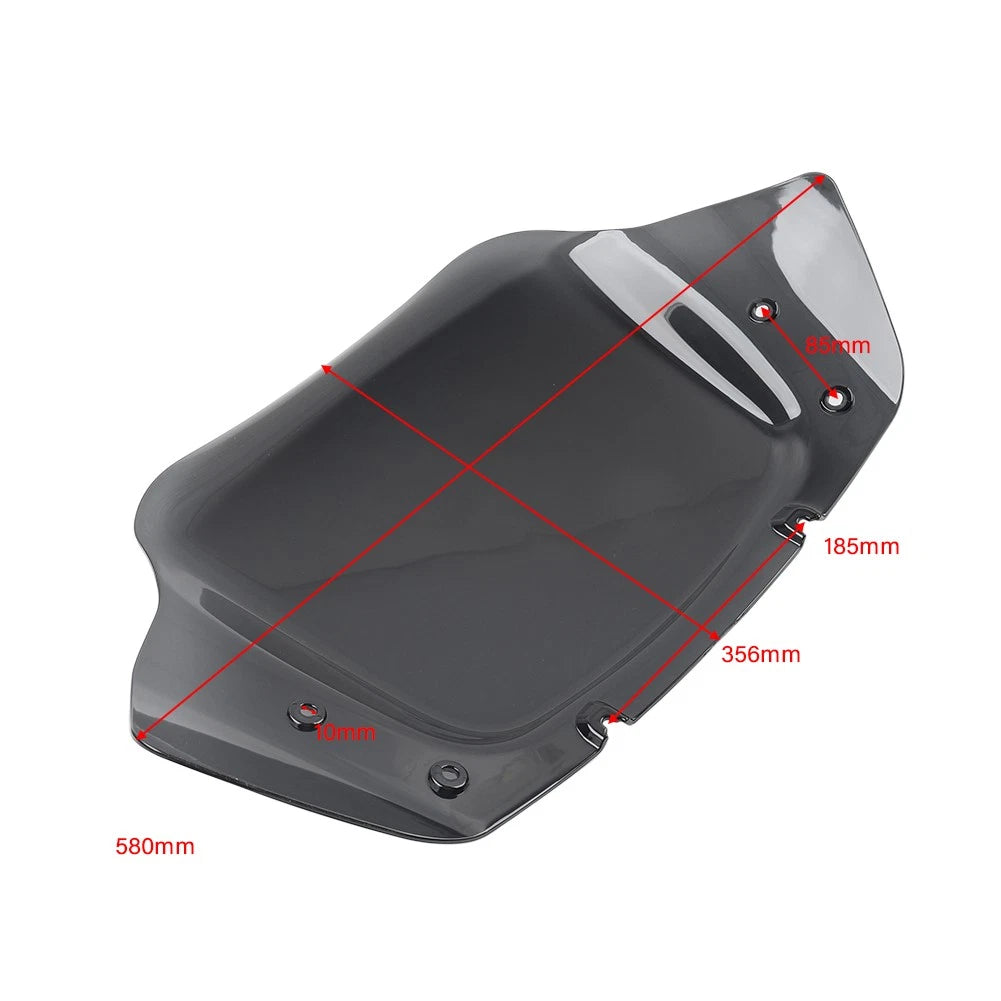 Black Windshield Windsreen For Harley Street Glide CVO FLHXSE FLHX 2024 14" US
