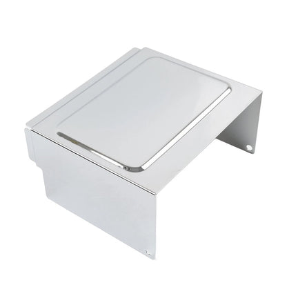 Chrome Battery Box Cover Trim For Harley Dyna Sportster 1200 883 Dyna Wide Glide