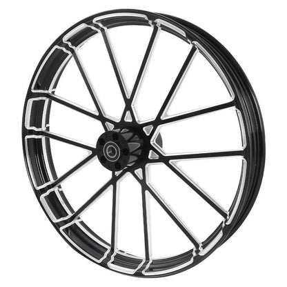 21" Front Wheel Rim Dual Disc Wheel Hub For Harley Touring Road Glide 08-25 ABS