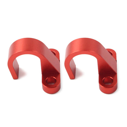 2x Rear Brake Hose Clamp Guide Red For Yamaha YZ125 250 YZ250F YZ450F YZ85 03-22