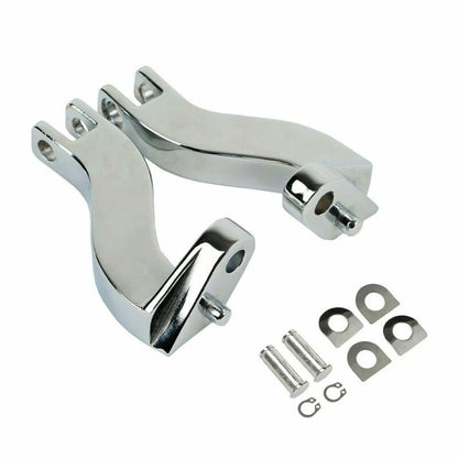 Foot Pegs Footrest Mount Bracket Fit For Harley Touring Electra Road Glide 93-24