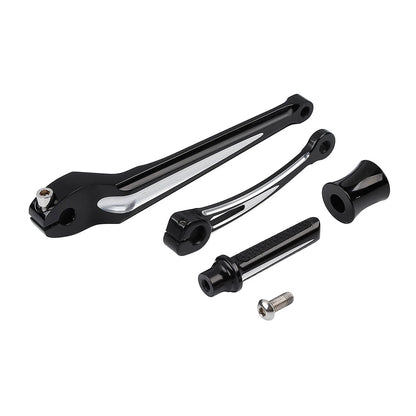 Black Shifter Lever Set Fit For Harley Touring Road Glide 88-Up Softail 86-17 16