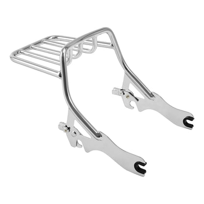 Two-up Luggage Rack Fit For Harley Softail FLDE FLHC FLHCS FLSL 2018-2025 Chrome