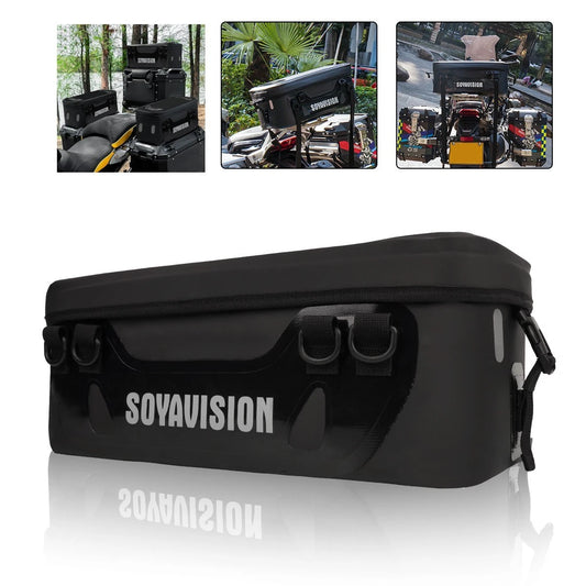 Motorcycle Tail Luggage Bag Motor Top Case Side Box Top Pannier Bag Waterproof