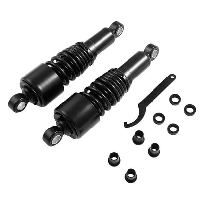 Pair 10.5'' Black Rear Shocks Fit For Harley Sportster XL1200 Custom 2004-2012