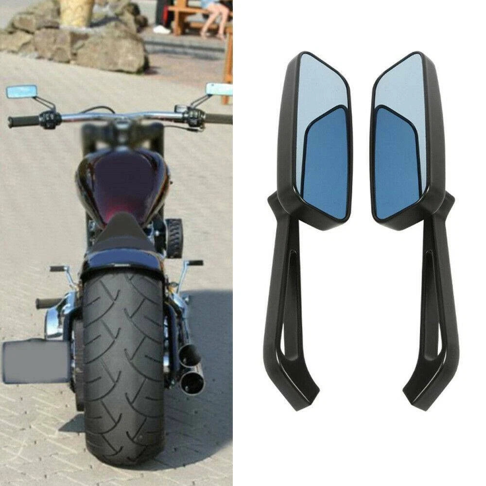Motorcycle Rear Side Rearview Mirrors 8mm 10mm For Honda Yamaha Kawasaki Suzuki