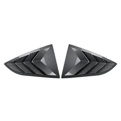 Carbon ABS Rear Shutter Window Louver Cover For Toyota GR86 For Subaru BRZ 22-24