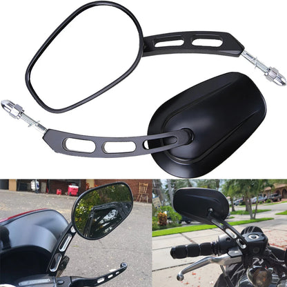 Motorcycle Rear View Mirrors For Harley Touring Street Road Glide King Sportster