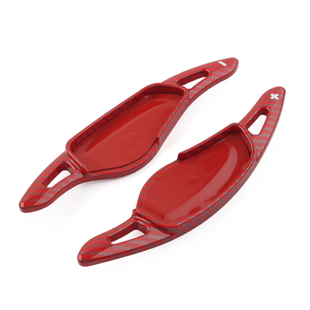 Steering Wheel Paddle Shifter Extension Red For BMW 3/5/6/7/8 Series X3 X4 X5