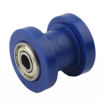 8mm Chain Roller Slider Tensioner Guide Pulley for Dirt Pit Bike Motorcycle Blue