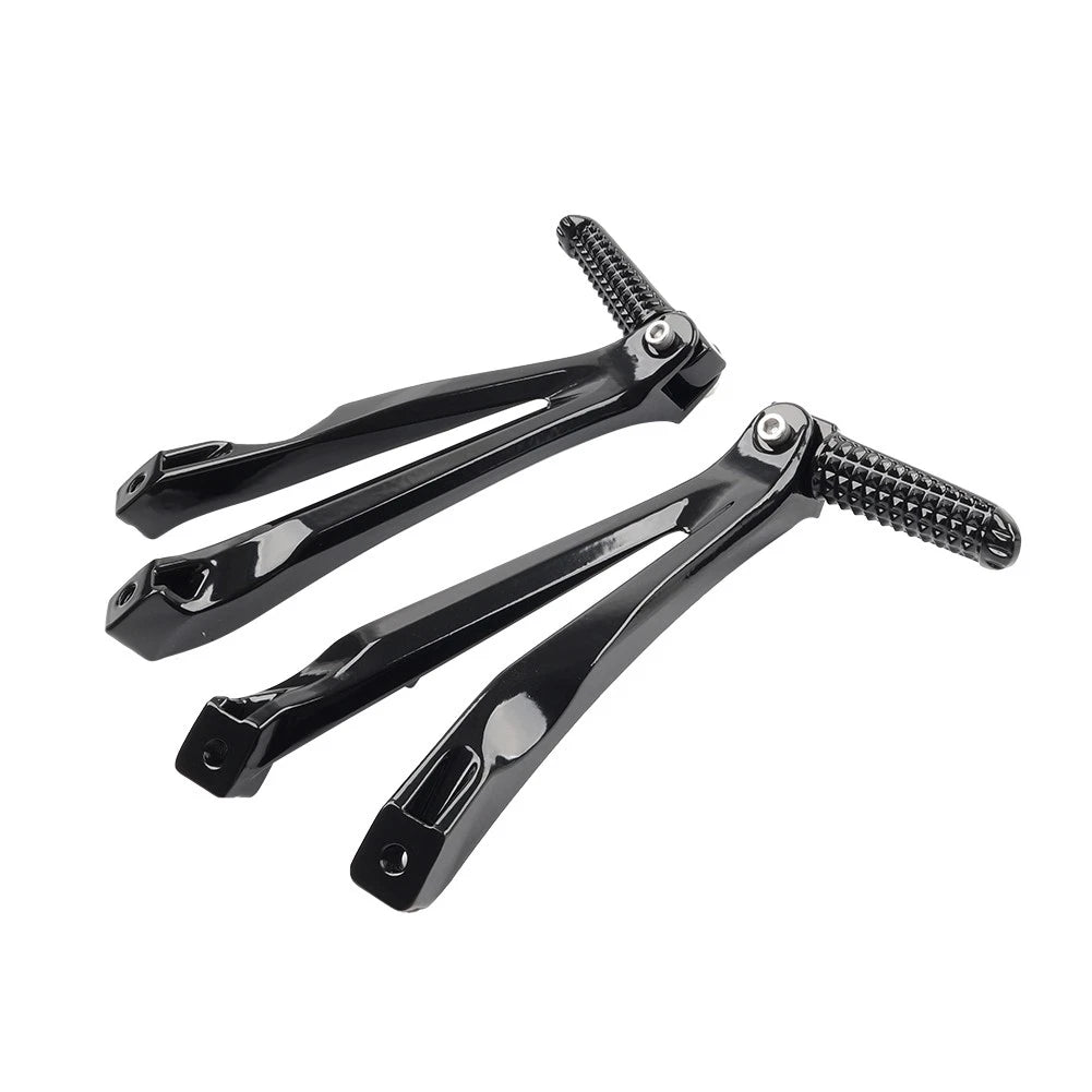 Rear Passenger Footrests Foot Pegs Bracket For Yamaha YZF R1 2004-2008 Black