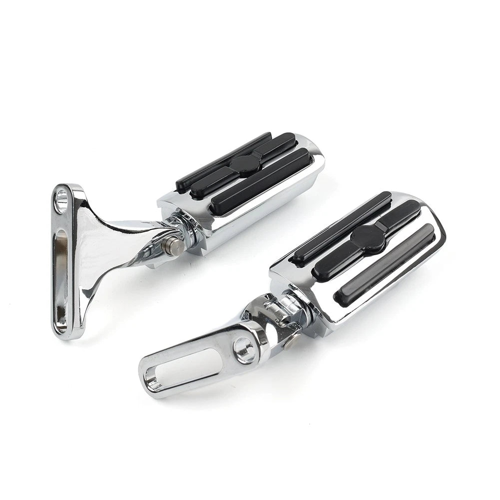 Rear Passenger Footpeg Mount Bracket Fit For Harley Touring Models 1993+ Chrome
