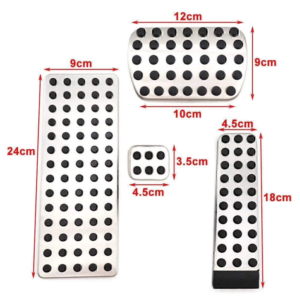 4Pcs Car Foot Pedal Pad Cover Kit For Mercedes-Benz E S SL SLK W124 CL CLK R  US