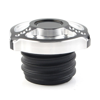 Fuel Gas Tank Cap Cover Fit For Harley Sportster Touring Softail Dyna 1992-2017