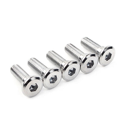 5x M8x25mm x 1.25 Steel Bolts Ti Hex Socket Disc Brake Rotor Screws Fasteners US