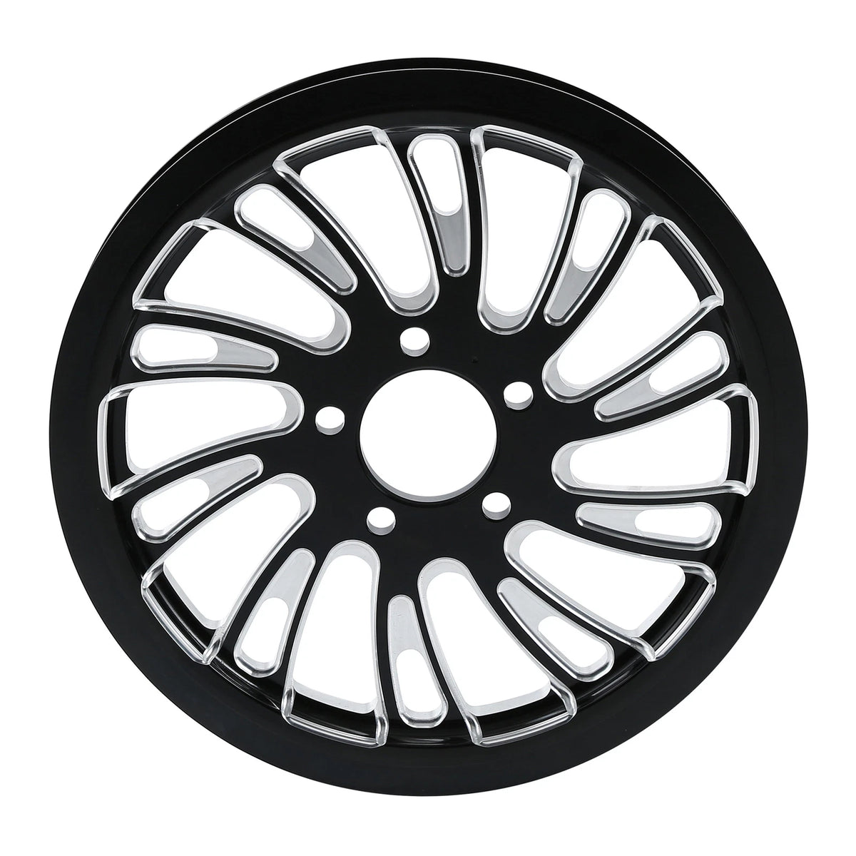 18'' Rear Wheel Rim Hub Disc & Belt Pulley Fit For Harley Electra Glide 1997- 20